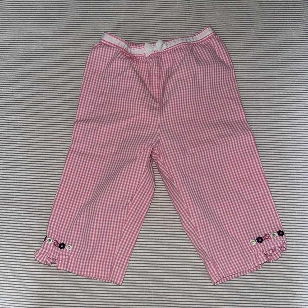 Vintage Gymboree gingham toddler pants